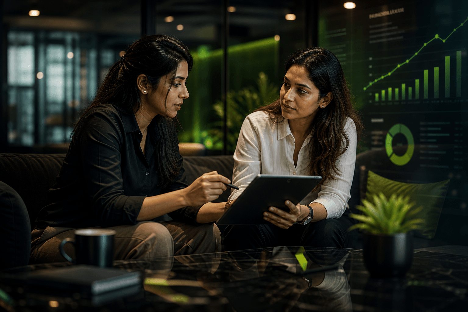 Zexa Media strategist discussing a free growth audit with a business founder